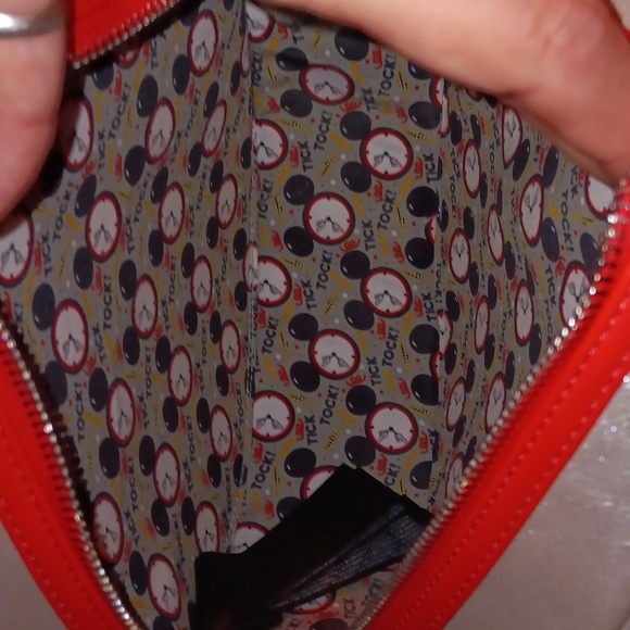 LOUNGEFLY DISNEY MICKEY MOUSE WATCH BACKPACK WITH MATCHING WALLET - Picture 8 of 12